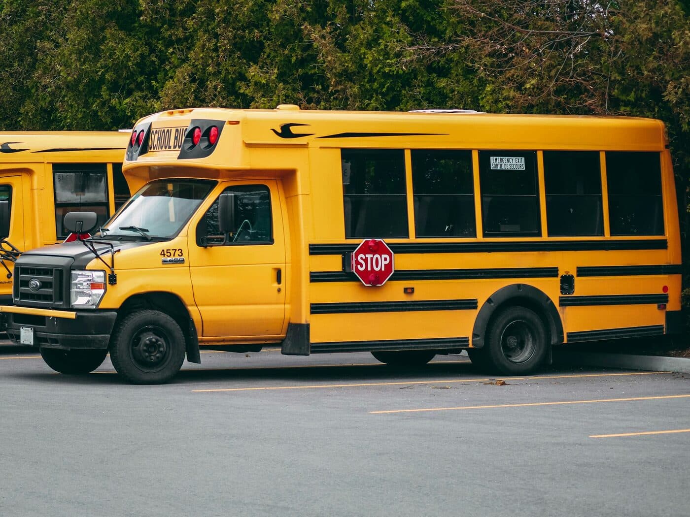 Electric school-bus depot